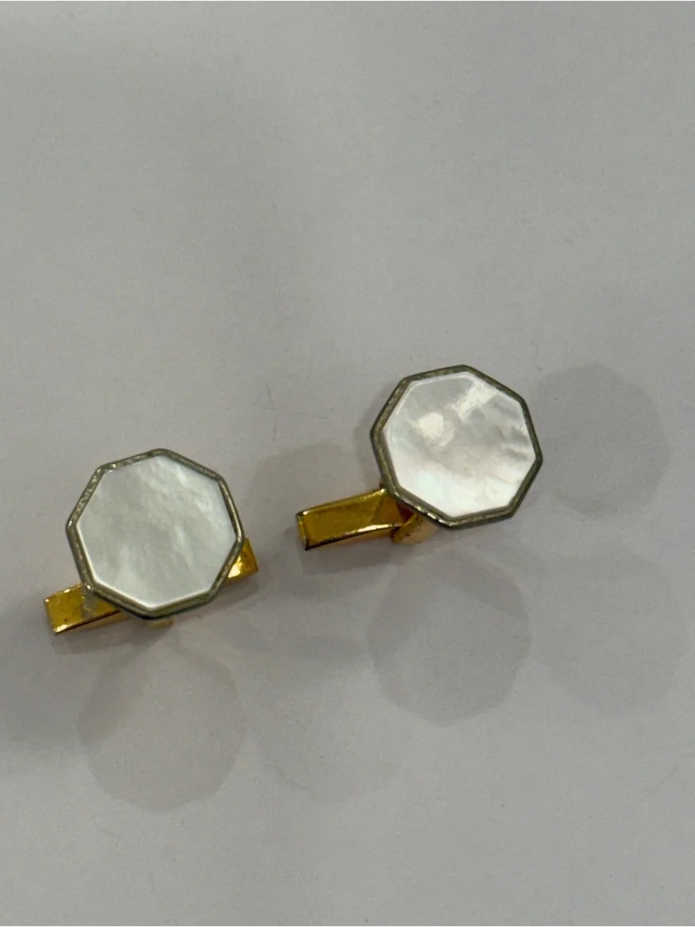 Vintage Mother of Pearl Cuff Links